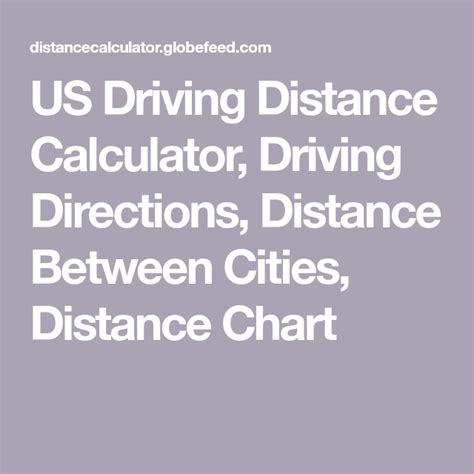 Driving Distance Calculator and Driving Directions .